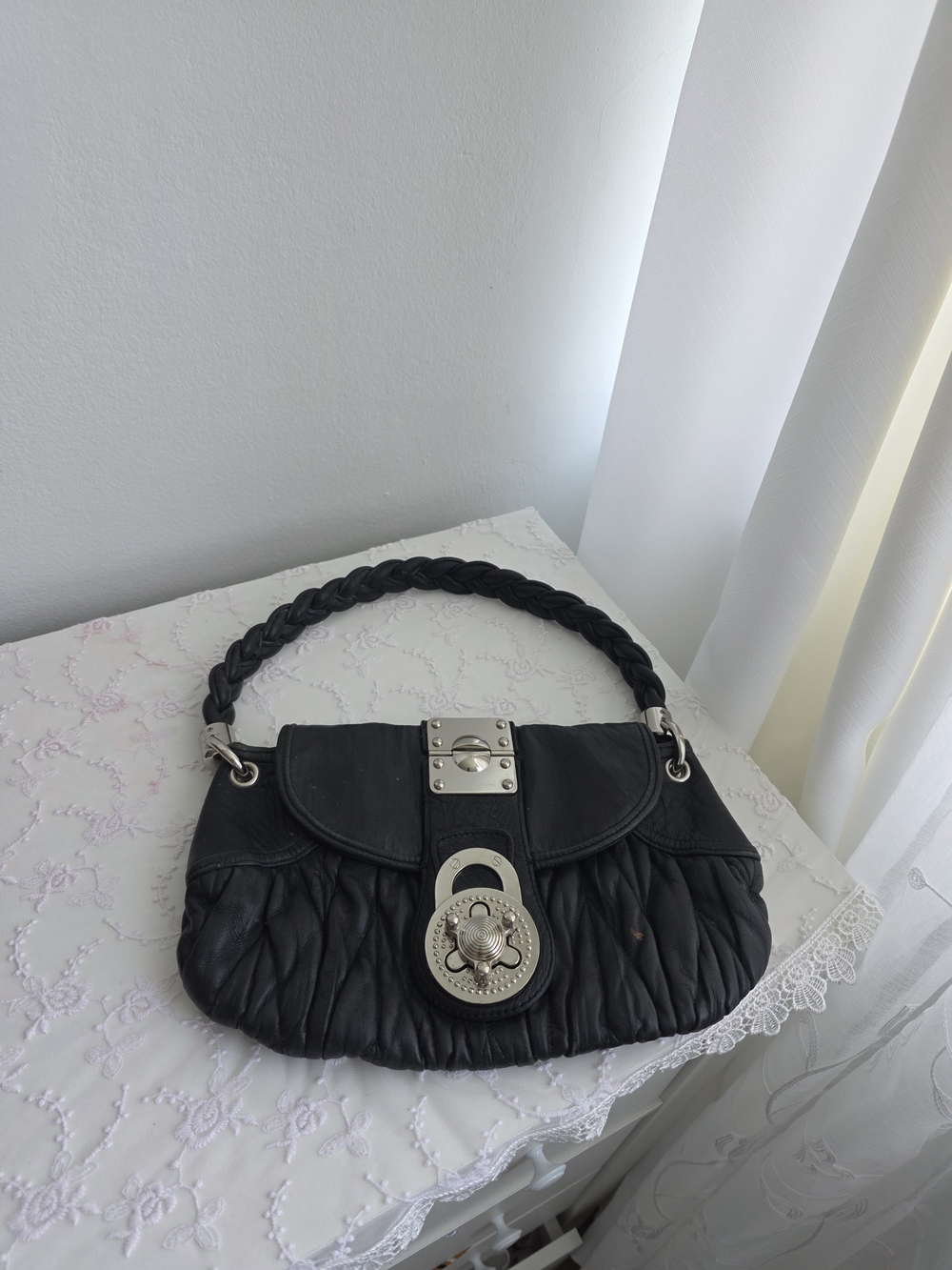 Mk Coffer Hobo Bag Silver Hardware